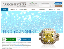 Tablet Screenshot of kassonjewelers.com